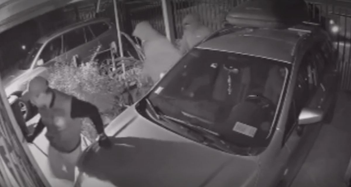 Video revela impactante momento en que dueño de casa hiere a balazos a asaltante que irrumpió en su hogar en Maipú