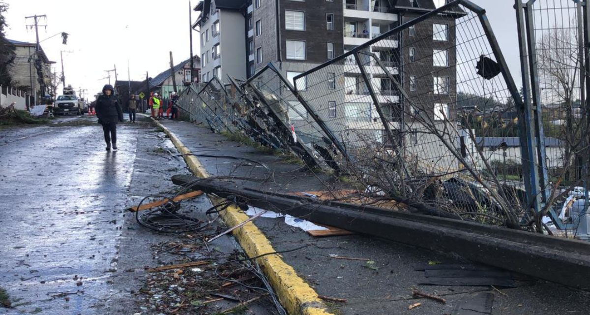 Impacto en el sur: revelan nuevos detalles del tornado que obligó a declarar Alerta Roja en Puerto Varas