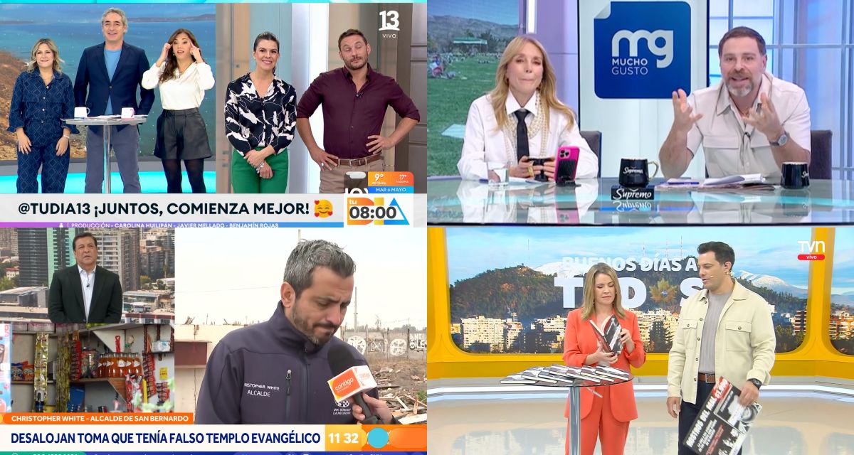 Canal vuelve al primer lugar: Así quedó el rating matinal este martes 6 de mayo