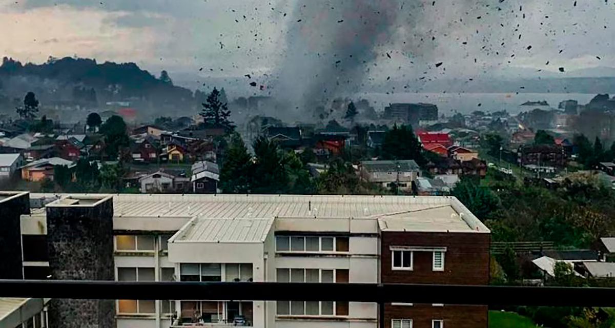 Tras el caos en Puerto Varas: ¿Podría un tornado causar estragos en Santiago?