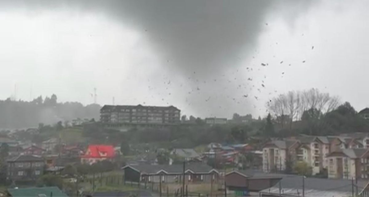 El clima está cambiando: ¿Por qué ahora se forman tornados en el sur de Chile?